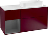 Villeroy & Boch Finion Waschbeckenunterschrank 1200 mm Glossy White Lacquer mit LED-Beleuchtung
