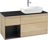 Villeroy & Boch Finion Waschtischunterschrank 1200 mm Glossy White Lacquer mit Beleuchtung