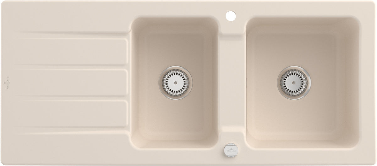 Villeroy & Boch Einbauspüle Architectura 80 338001R1 Weiß Alpin CeramicPlus 1160x510 mm
