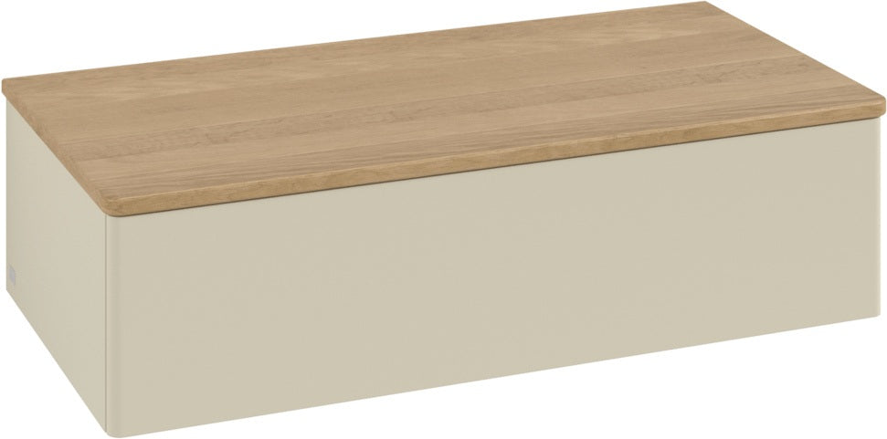 Villeroy & Boch Antao Sideboard 1000 mm, Anthracite Matt Lacquer, mit Auszug & LED-Beleuchtung