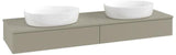 Villeroy & Boch Antao Waschtischunterschrank 1600 mm Stone Grey Matt mit 2 Auszügen