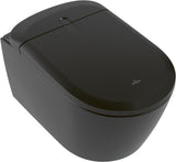 Villeroy & Boch Dusch-WC Supreo Select V16EN3 – Wandhängend, Pure Black CeramicPlus, 612x384x423 mm