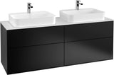 Villeroy & Boch Finion Waschtischunterschrank 1600 mm Glossy White Lacquer, 4 Auszüge