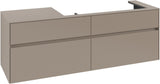 Villeroy & Boch Waschtischunterschrank Collaro C030 B0 1600 mm Taupe mit Beleuchtung