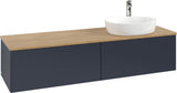 Villeroy & Boch Waschbeckenunterschrank Antao 1600 mm Anthrazit Matt mit LED-Beleuchtung
