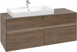 Villeroy & Boch Waschtischunterschrank Collaro C089 B0 1400 mm Arizona Oak mit Beleuchtung