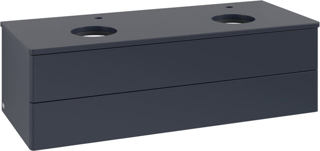 Villeroy & Boch Waschtischunterschrank Antao 1200 mm Midnight Blue Matt – 2 Auszüge, Push-to-Open