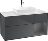 Villeroy & Boch Waschtischunterschrank Finion G831G 1200 mm Glossy White Lacquer mit Beleuchtung