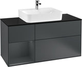 Villeroy & Boch Finion Waschbeckenunterschrank 1200 mm Glossy White mit Beleuchtung
