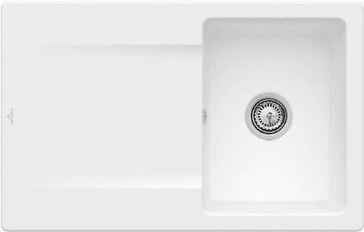 Villeroy & Boch Siluet 45 flat Einbauspüle 780x490mm Weiß Alpin CeramicPlus