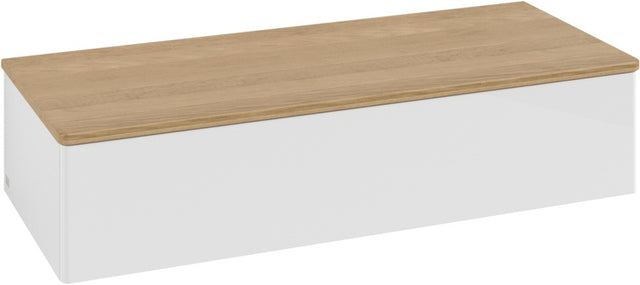 Villeroy & Boch Antao Sideboard 1200 mm Glossy White mit LED-Auszug und Push-to-Open