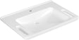 Villeroy & Boch ViCare Wandwaschbecken 800x550 mm Rechteck Weiß Alpin