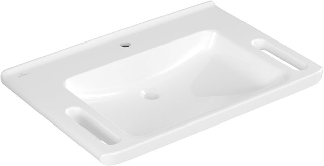 Villeroy & Boch ViCare Wandwaschbecken 800x550 mm Rechteck Weiß Alpin