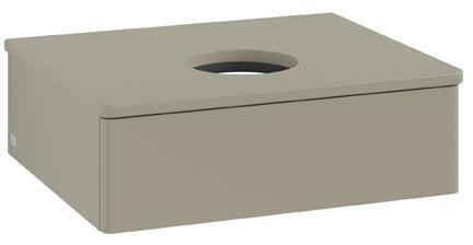 Villeroy & Boch Antao Waschtischunterschrank 600 mm, 1 Auszug, Stone Grey Matt, wandhängend