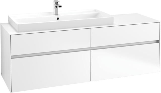 Villeroy & Boch Waschtischunterschrank Collaro C029 B0 1600 mm White Matt mit LED-Beleuchtung