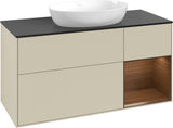 Villeroy & Boch Finion Waschtischunterschrank FA72GFGF 1200 mm Glossy White Lacquer mit LED-Beleuchtung