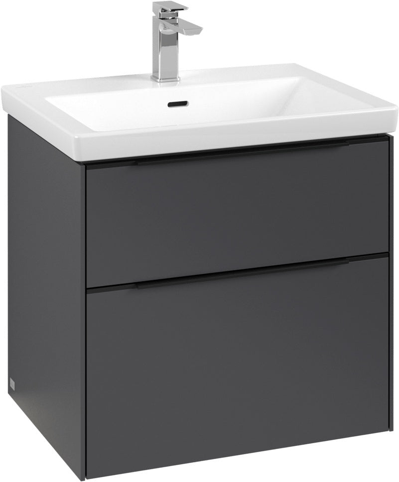 Villeroy & Boch Waschtischunterschrank Subway 3.0 C 576L0 Brilliant White mit LED-Beleuchtung