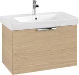 Villeroy & Boch LineUp Badezimmerset 1000 mm mit Spiegel Arizona Oak – Waschbecken, Unterschrank & Spiegel