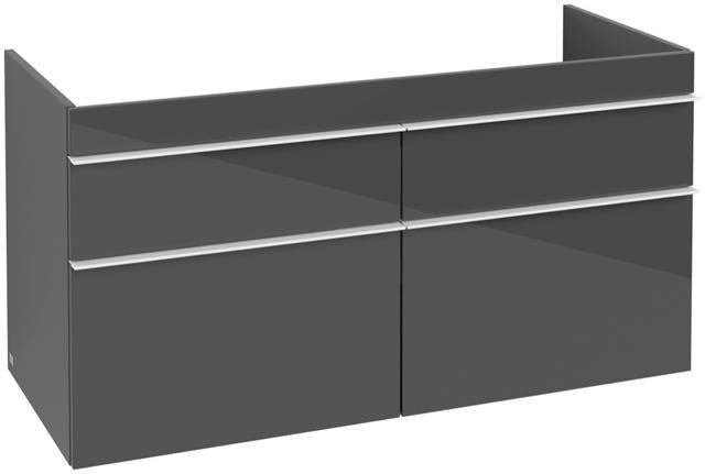Villeroy & Boch VENTICELLO Waschtischunterschrank 1153 mm Santana Oak mit 4 Auszügen und Glasabtrennungen