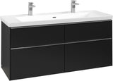 Villeroy & Boch Waschtischunterschrank Subway 3.0 C 602L0, 1272 mm, Brilliant White, mit LED-Beleuchtung