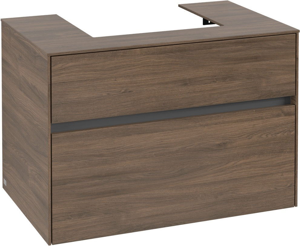 Villeroy & Boch Waschtischunterschrank Collaro C069 Arizona Oak 800 mm mit SoftClosing