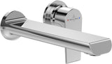 Villeroy & Boch Liberty Einhebel-Waschtischarmatur TVW10700800061 – Wandmontage, Chrom, AirPlus & AquaSmart