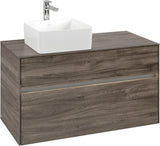 Villeroy & Boch Waschtischunterschrank Collaro C039 B0 1000 mm Stone Oak mit Beleuchtung und SoftClosing