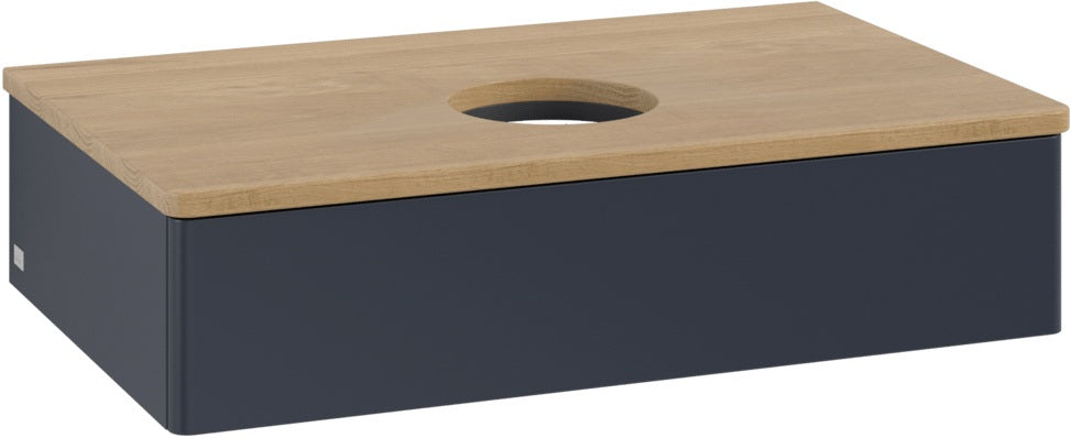 Villeroy & Boch Waschtischunterschrank Antao 800 mm Glossy White Lacquer mit LED-Beleuchtung