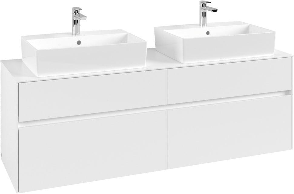 Villeroy & Boch Waschbeckenunterschrank Collaro C137 1600 mm White Matt mit 4 Auszügen