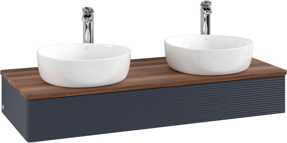 Villeroy & Boch Antao Waschtischunterschrank 1200 mm Anthracite Matt mit LED-Auszugsbeleuchtung