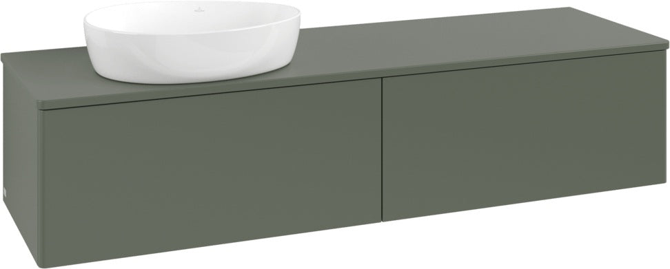 Villeroy & Boch Antao Waschtischunterschrank 1600 mm Anthrazit Matt mit LED-Auszugsbeleuchtung