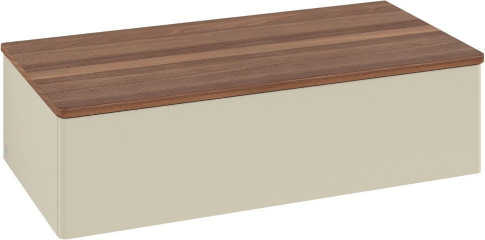 Villeroy & Boch Antao Sideboard 1000 mm, Anthracite Matt Lacquer, mit Auszug & LED-Beleuchtung