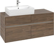 Villeroy & Boch Waschtischunterschrank Collaro C129B0 Arizona Oak 1200 mm mit LED-Beleuchtung und SoftClosing