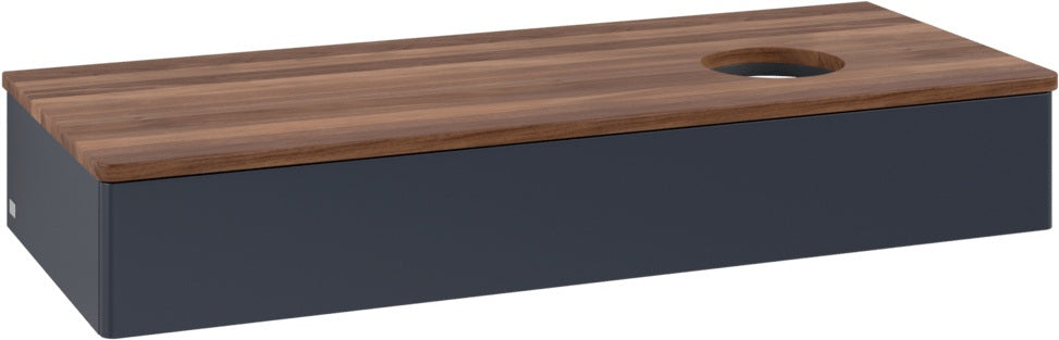 Villeroy & Boch Waschtischunterschrank Antao 1200 mm Anthrazit Matt mit LED-Auszugsbeleuchtung