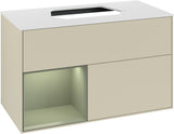 Villeroy & Boch Finion Waschtischunterschrank 1000 mm White Matt Lacquer mit LED-Beleuchtung