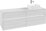 Villeroy & Boch Waschtischunterschrank Collaro C051 B0 1600 mm Glossy White mit LED-Beleuchtung
