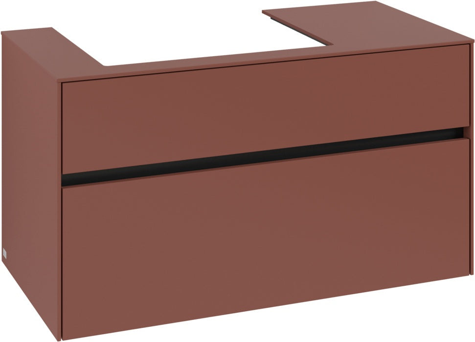 Villeroy & Boch Waschbeckenunterschrank Collaro C01700 1000 mm White Oak mit SoftClosing