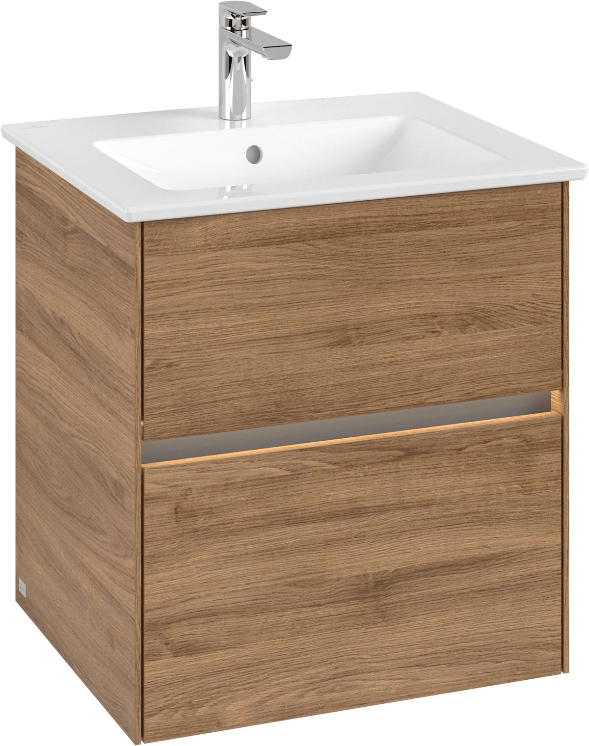 Villeroy & Boch Collaro Waschtischunterschrank C142 B0 – 561 mm, White Matt, LED-Beleuchtung & SoftClosing