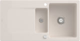 Villeroy & Boch Einbauspüle Siluet 60 R 333701R1 Weiß Alpin CeramicPlus Rechteckig 1000 mm