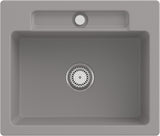 Villeroy & Boch Einbauspüle Siluet 60 S 334601 – 600 x 510 mm, Weiß Alpin CeramicPlus, TitanCeram