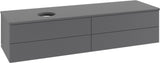 Villeroy & Boch Waschtischunterschrank Antao L26110 1600 mm Anthrazit Matt mit LED