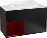 Villeroy & Boch Waschtischunterschrank Finion G241GF Glossy White Lacquer 1000 mm mit Beleuchtung