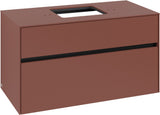 Villeroy & Boch Waschbeckenunterschrank Collaro C125 B0 1000 mm White Oak mit Beleuchtung