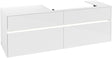 Villeroy & Boch Waschtischunterschrank Collaro C027 B0 1600 mm Glossy White mit LED-Beleuchtung