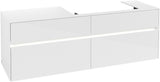 Villeroy & Boch Waschtischunterschrank Collaro C027 B0 1600 mm Glossy White mit LED-Beleuchtung