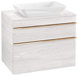 Villeroy & Boch Venticello Waschtischunterschrank 757 mm Glossy White mit 2 Auszügen
