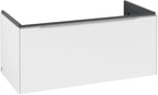 weiß / aluminium glänzend / Eckig Pure