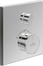 Villeroy & Boch Vea Unterputz-Thermostat eckig Chrom – ViPush-Technologie