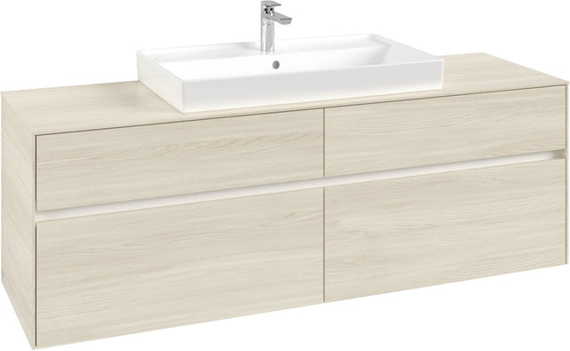Villeroy & Boch Waschtischunterschrank Collaro C028 1600 mm White Oak mit SoftClosing