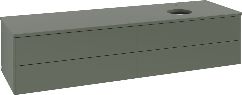 Villeroy & Boch Antao Waschtischunterschrank K27050 1600 mm Anthrazit Matt Lack mit 4 Auszügen